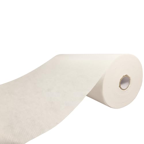 SA Baustoffe® Spezialvlies für Dachabdichtung, Zusätzlich verstärktes, 0,50 x 50m, 120 g/m2, Dachvlies, Vlies für Flüssigkunststoff, Stabilisierungsvlies, Polyestervlies