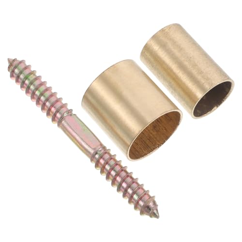 NOLITOY Pièces De Rechange Pour Canne De Marche Ordinaire En Cuivre Avec Joint Antidérapant ; Embouts De Rechange Pour Canne De Marche Ordinaire En Cuivre Pour Personnes Âgées Avec Joint