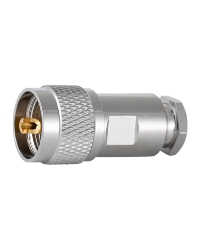 Conector PL-259 macho pack 5 unidades para cable coaxial miniatura 5