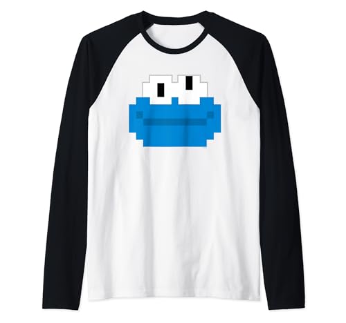 T-shirt Cookie Monster imprimé 8-bit idéal pour vos week-ends décontractés