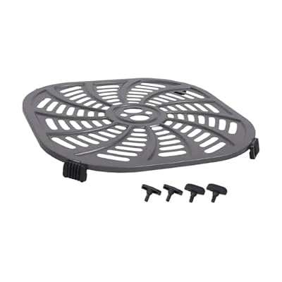 J1HF 6QT Metal Liners Nonstick Air Fryers Cooking Mats Multifunctional Air Fryer Pad Metal Plate AirFryers Tray