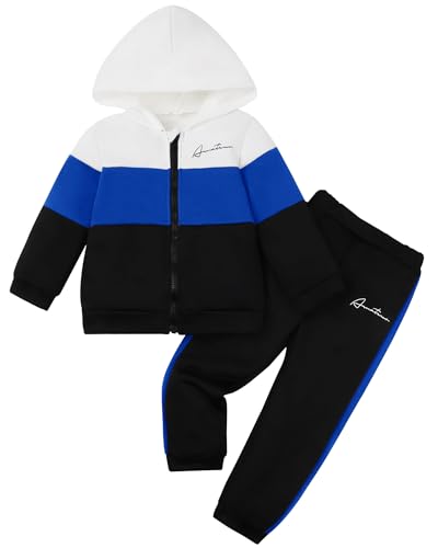 Haut et pantalon de jogging garçon anti-froid pour la course à pied et la marche en extérieur