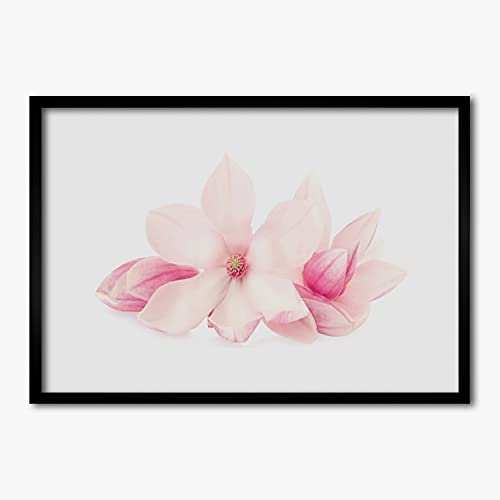 Image murale haut de gamme fleur affiche encadrée 100x70 MDF