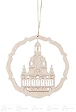 christbaumschmuck dresdner pappe  Rudolphs Schatzkiste Baumschmuck Behang Dresdner Frauenkirche im Ring (6) Breite x Höhe ca 6 cmx6 cm NEU Erzgebirge Christbaumschmuck Baumbehang