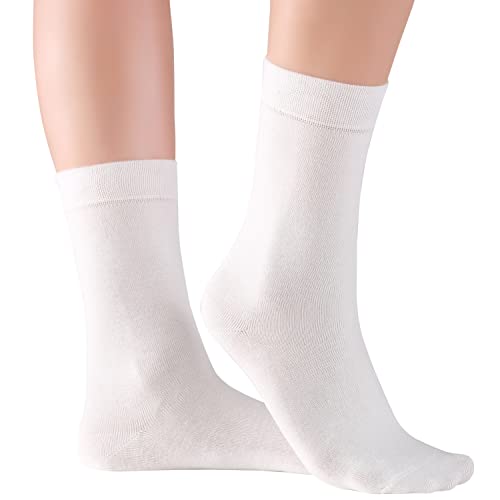 Elyfer Women's Thin Cotton Seamless Toe Dress Socks Business Casual With Gift Box #TOP1