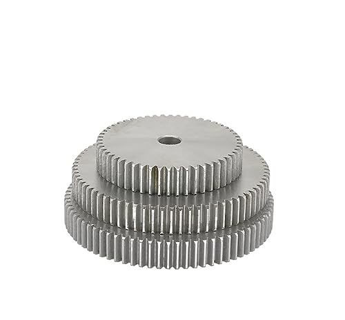Bevel Gear Pinion Hardware Mechanical 1pcs Cylindrical Gear 1M-71/72/73/74/75/76/77/78/79/80T Carbon Steel Gear Wheel for Transmission Parts(1M71T - Bore 8 mm)