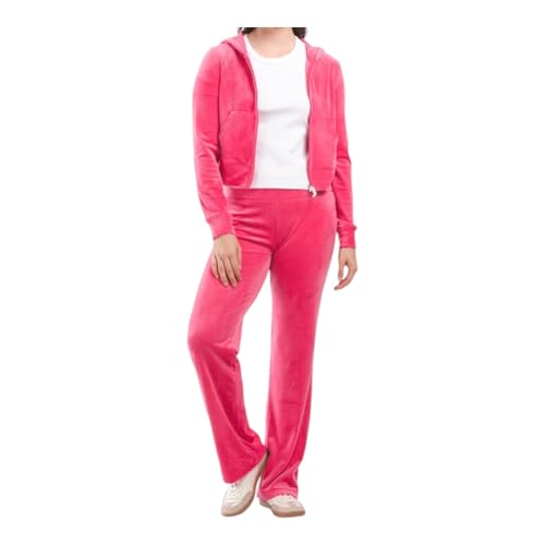Juicy Couture Velour Pink Party Tracksuit Size M2