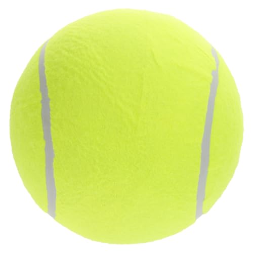 GRIRIW Inflatable Tennis Ball Sports Ball for Play Easy to Store Transport for Family Fun