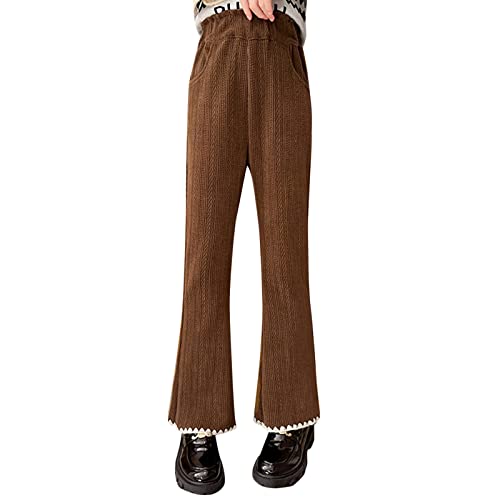 Girls Flare Leggings Kids Elastic High Waisted Bell Bottoms Pants Stretchy 𝐁ootcut Yoga Pants Full Length Pant2