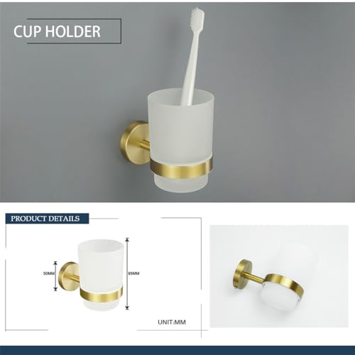 Fixation murale robuste en laiton pour porte-robe et accessoires de douche - 2