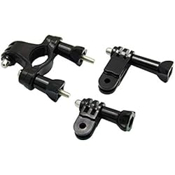 Baston Para Camara Gopro Goliton Soporte para Poste de tija de sillín de Manillar Deportivo para Motocicleta y Bicicleta con Brazo pivotante de 3 vías Compatible con Gopro Hero 4/3 + / 3/2 / 1- (máximo para 4 cm de diámetro)