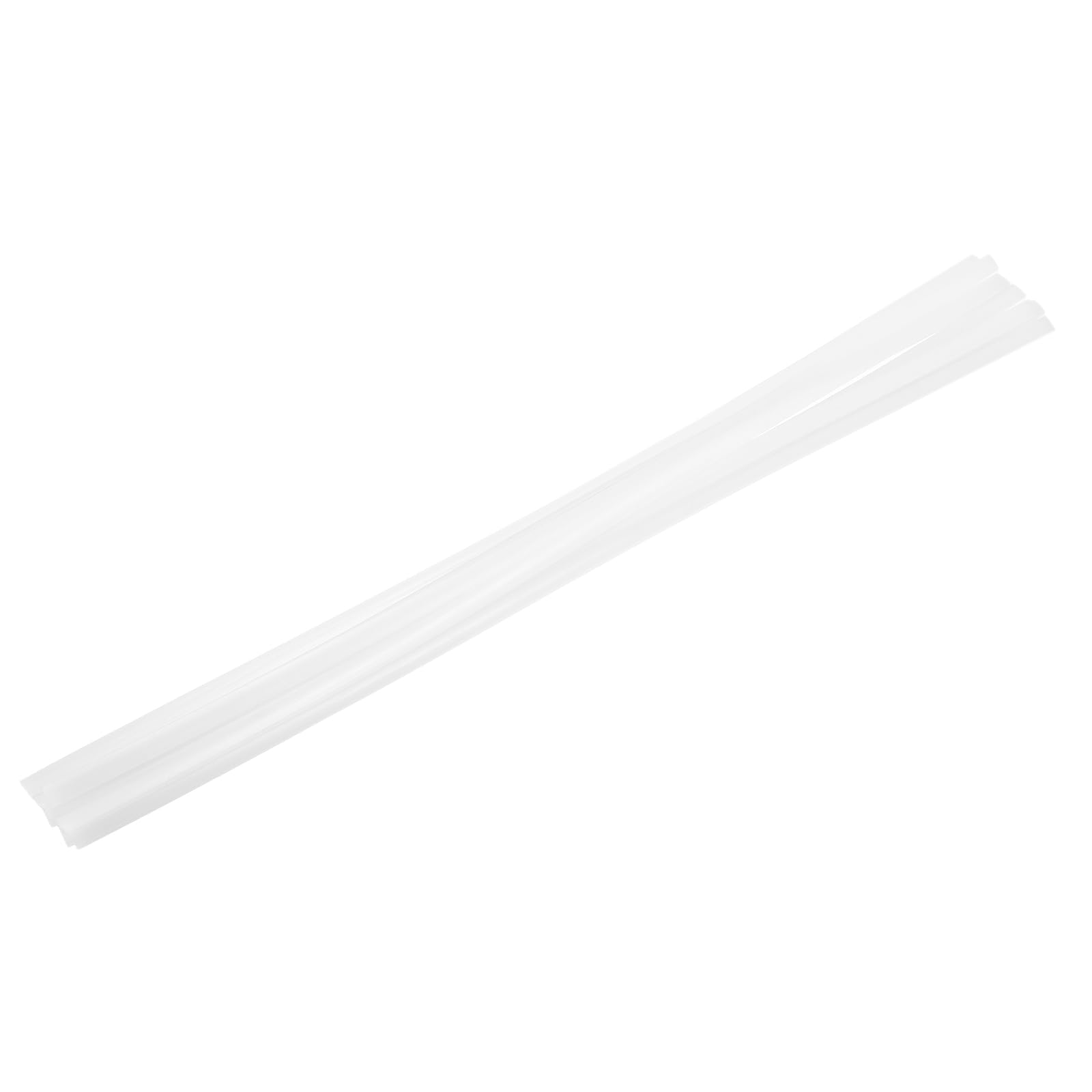 sourcing map 8 Pcs White Plastic Welding Rods 9.5mm x 500mm HDPE Flat Ribbon Plastic Welding Strip for Repairing Water Tanks Forklift Pallets Trash Cans Transfer Troughs(0.4inch x 20inch)