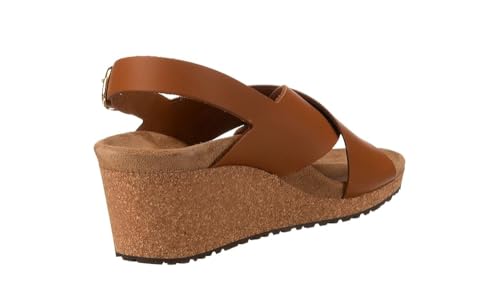 Birkenstock Women's Samira Leather Ginger Brown 38 N3