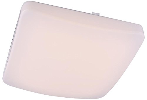 Preisvergleich Produktbild LED 20 Watt Deckenleuchte Metall weiß Wohnraum Beleuchtung Hausflur Globo 41655