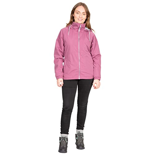 Chaqueta impermeable mujer con capucha oculta Trespass Boom contra el viento 2