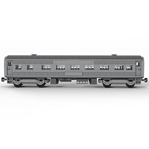 HIDEDE Technik Dampflokomotive Bausteine, Santa Fe Passenger Zug Wagen Entworfen und lizenziert von Count_of_Brick, 635… – Bild 4