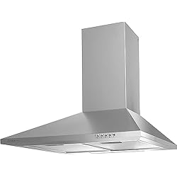 Campana Extractora En Encimera CIARRA CBCS6201 Campana Extractora Cocina 60cm 370m³/h 70W Clase A - 3 Velocidades de Extracción -Luz LED - Acero Inoxidable