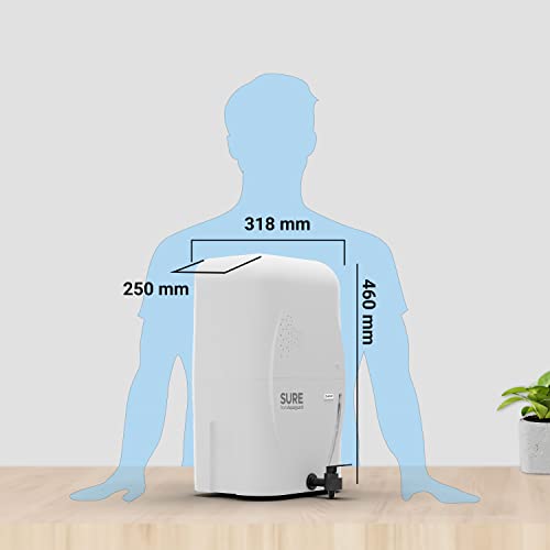 Image of Eureka Forbes Aquaguard Sure Champ Ro Water Purifier With 7L Storage Protects From Diarrhoea,Jaundice,Typhoid (Tds Up To 2000 Ppm Suitable For Municipal,Tanker,Borewell Water)