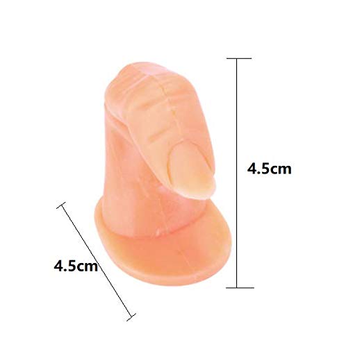 6PCS Practice Fake Finger Practice Model For Hand Nail Art Training Display DIY Decoration Tool