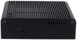 Miniatura 2 de Silverstone Tek - Carcasa NUC de aluminio con cubierta superior de tubo térmico y 2 puertos HDMI, color negro (PT14B-H2)