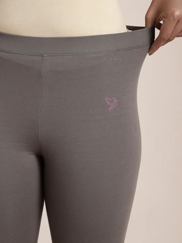 Image of TWIN BIRDS Tailored Cut and Classic Fit Super Stretchable Elastane Fabric Churidar Leggings for Women