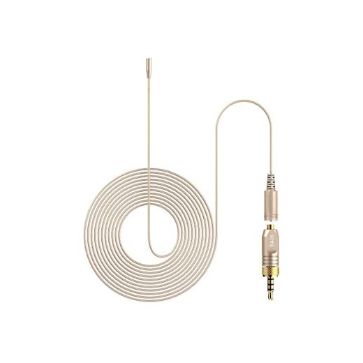 Deity Microphones W.Lav Micro 3mm Lavalier with 3.5mm DA35 Microdot Adapter for Standard 3.5mm Wireless Kits