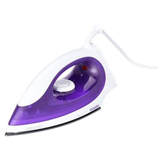 Ferro de Passar A Seco Mallory Sahara Roxo - 110V