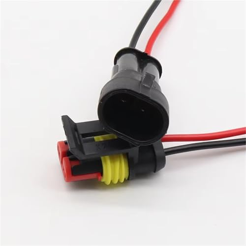 Arregla fallos de encendido con este conector de reparación de bobina de 2 pines impermeable 4