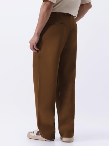 Image of Urbano Fashion Men's Loose Baggy Fit Solid Korean Pants Stretchable