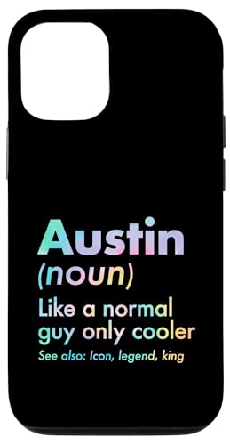 Austin Like A Normal Guy Only Cooler Legend King �t�@�[�X�g�l�[�� �X�}�z�P�[�X iPhone 12/12 Pro �p