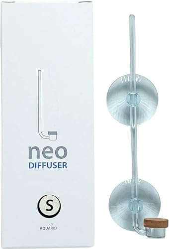 Aquario Neo CO2 Aquarium Diffuser - CO2 Diffuser Aquarium Kit, CO2 Diffuser for Aquarium Plants, CO2 System for Aquarium - Normal Special Diffuser, Small