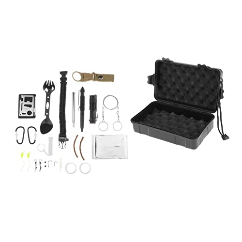 Fancyes Kits de Sobrevivência Ao Ar Livre para Ferramentas de Caminhada de Emergência, Clipes para C