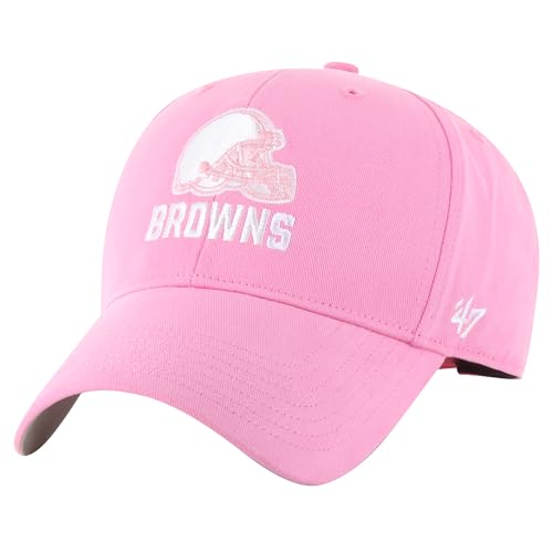 47 Girls Youth Pink Cleveland Browns Rose MVP Adjustable Hat