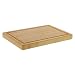 Produktbild ZWILLING Schneidbrett aus massiven Bambusholz mit Saftrille, beidseitig nutzbar, mittel, 36 x 26 cm, Braun