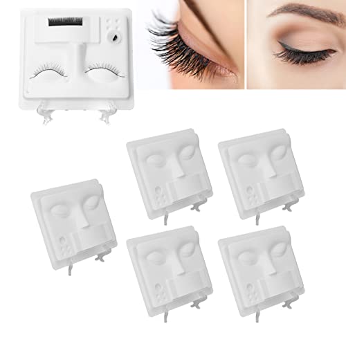 DEWIN Practice Lashes, Eyelash Extension Training Kit Natural Practice 5 Pcs Holder for Eyelash Extensions Tray for beginners - Image 4