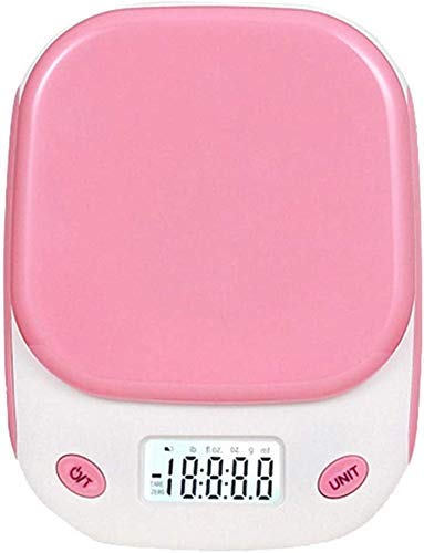JDSHFEN Básculas electrónicas Báscula electrónica de plástico ABS Básculas de Cocina para el hogar Básculas de joyería de Alta precisión Báscula electrónica para,Un Color - 5 kg/1 g