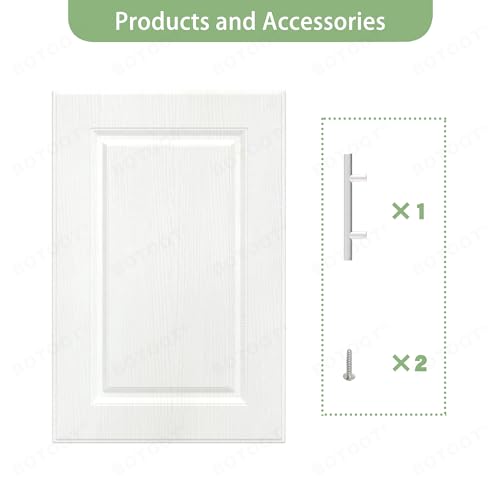 Built-in Cabinet Doors - Cabinet Doors for Kitchen, Living Room, Bedroom, Bathroom - 29 Inch High (White Texture, 19.25 Inch Wide)