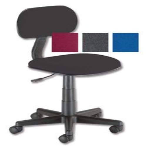 Image of Trexus Intro Typist Chair Back H220mm W410xD390xH405-520mm Charcoal Ref 10001-03