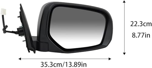 Rétroviseur extérieur Triton L200 2015-2018 anti angle mort avec connexion 3 fils
