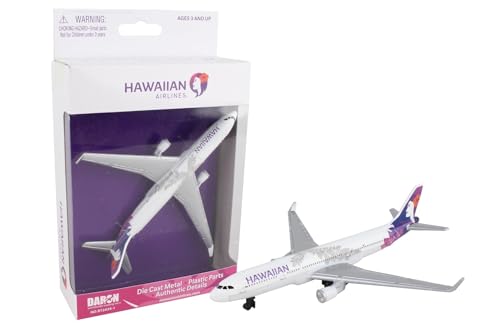 Daron Hawaiian Airlines Single Plane White