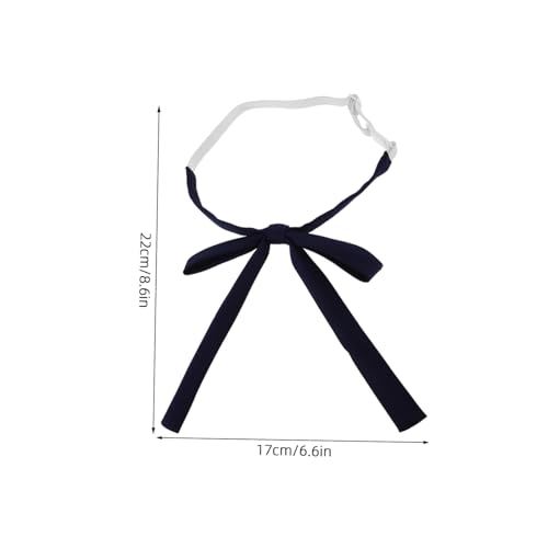 2PCS Japanese Style Bow Tie for Women Adjustable Lightweight Ribbon Necktie Versatile Matte Finish for School Uniforms Casual Wear Seasons2