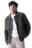 Chef Works Men's Utility Chore Coat, Olive, Large