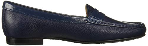 Image of Womens Casual Genuine Leather Comfortable Lightweight Driving Moaccasins Classic Fashion Penny Slip On Ladies Driving Loafer Flat Shoes