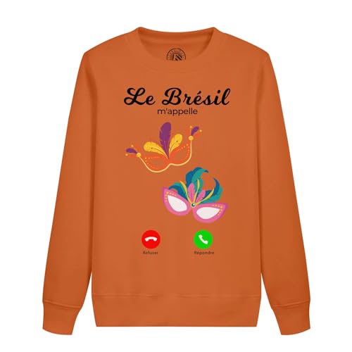 Sweatshirt Brésil enfant pour le Carnaval de Rio et voyage culturel