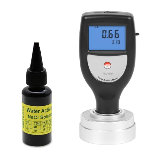 AMTAST 0.75AW Standard Water Activity NaCl Solution Used for Water Activity Meter Calibration 30ML Water Activity Standard Solution with 25°C (77°F) Standard AW Value (Model WA-60AC)