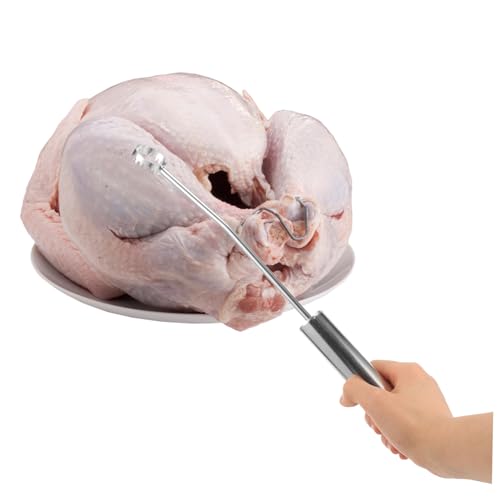 Procesamiento de pollo en casa más rápido gracias al extractor de pulmones de acero 3