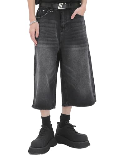 Y2k Jorts Men Women Vintage Baggy Jeans Shorts Summer Skater