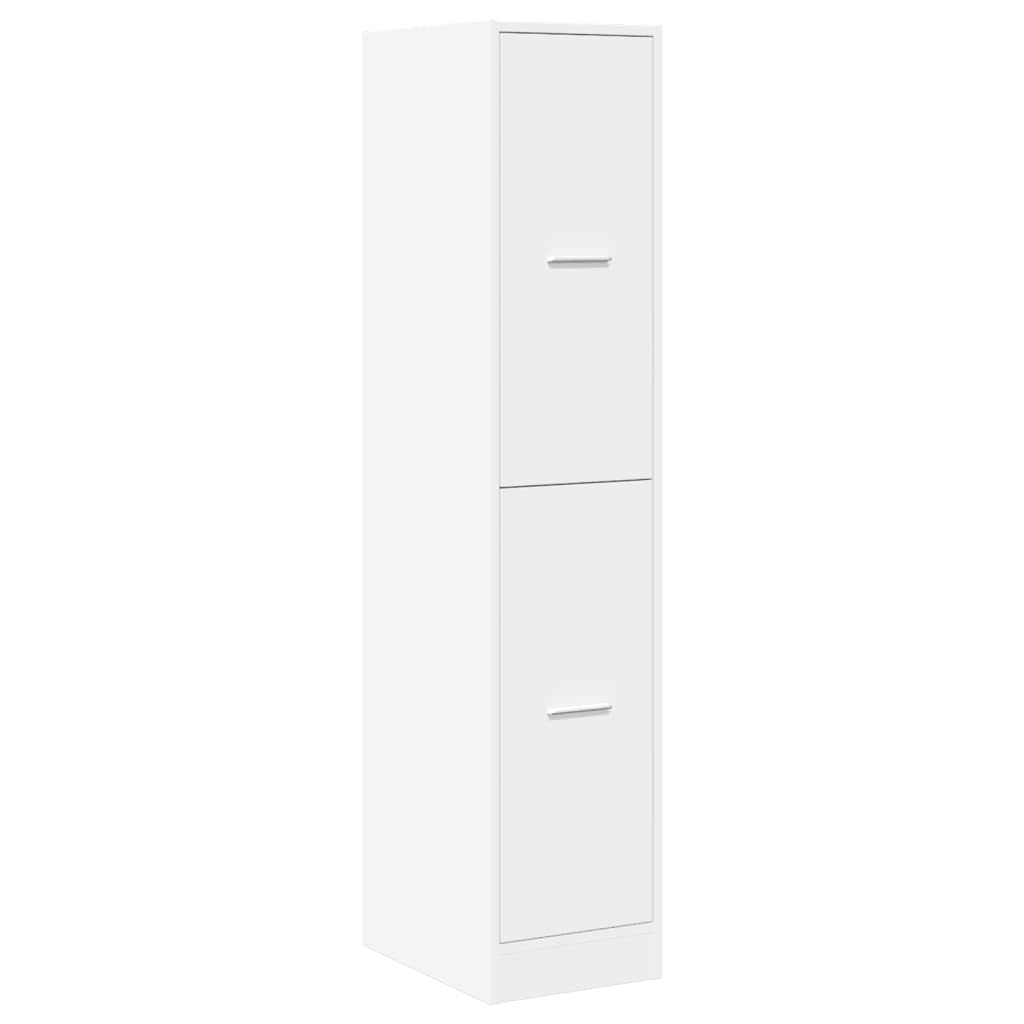 vidaXL Apothekerschrank Weiß 30 x 41 x 144,5 cm Holzwerkstoff