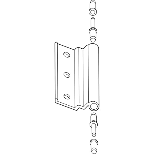 Broches de charnière de porte K 5132 en acier de qualité supérieure