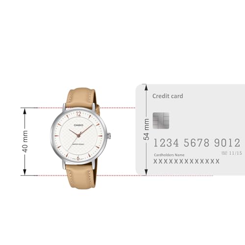 Image of Casio Enticer Ladies LTP-VT04L-7A1DF Analog Gold Dial Women (A2432)